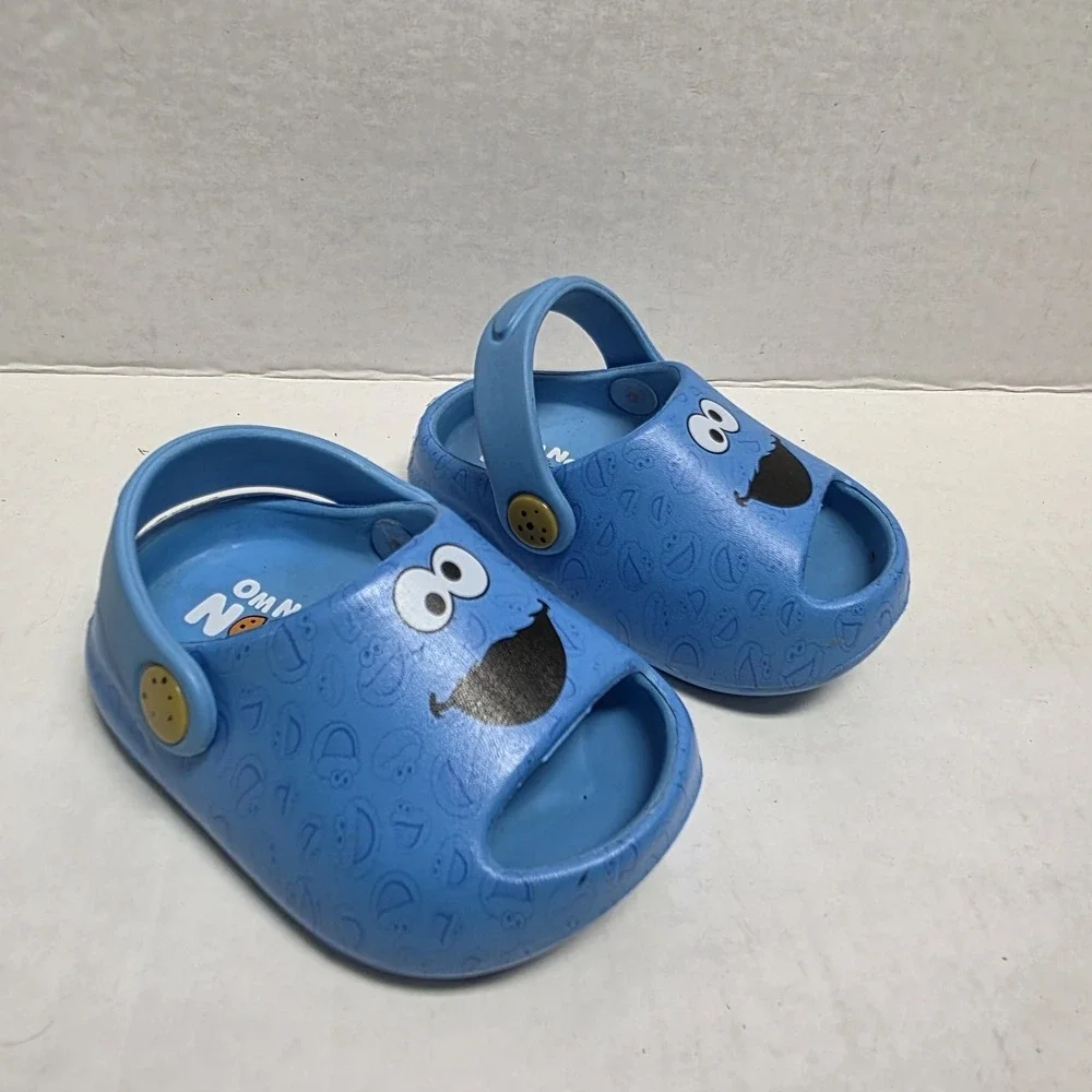 Sesame Street Baby SZ 3 Baby Comfort Clogs Cookie Monster Ground Up